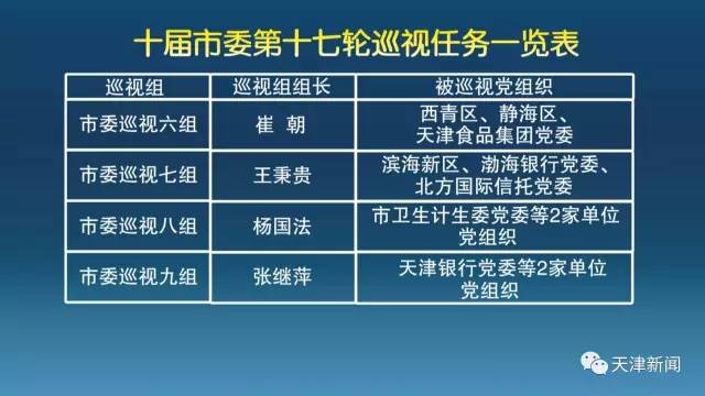 天津市巡视组最新消息深度解读与分析